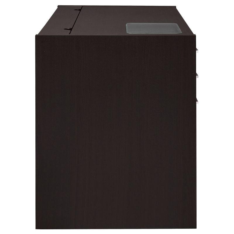 Halston 2 Drawer Office Desk Cappuccino - Coaster