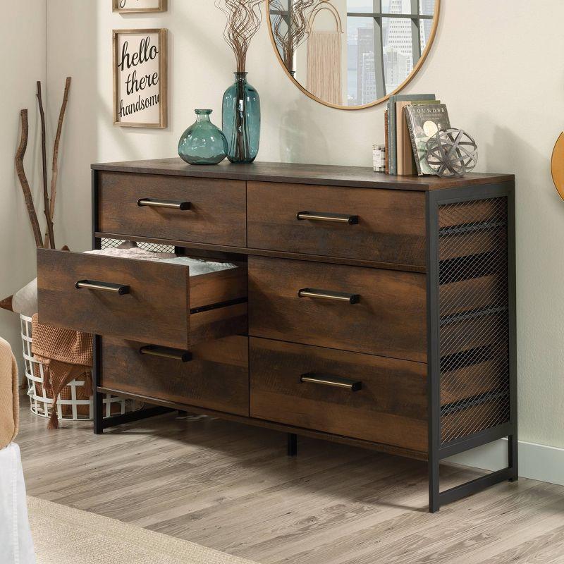 Barrel Oak Double Dresser with Extra Deep Drawers