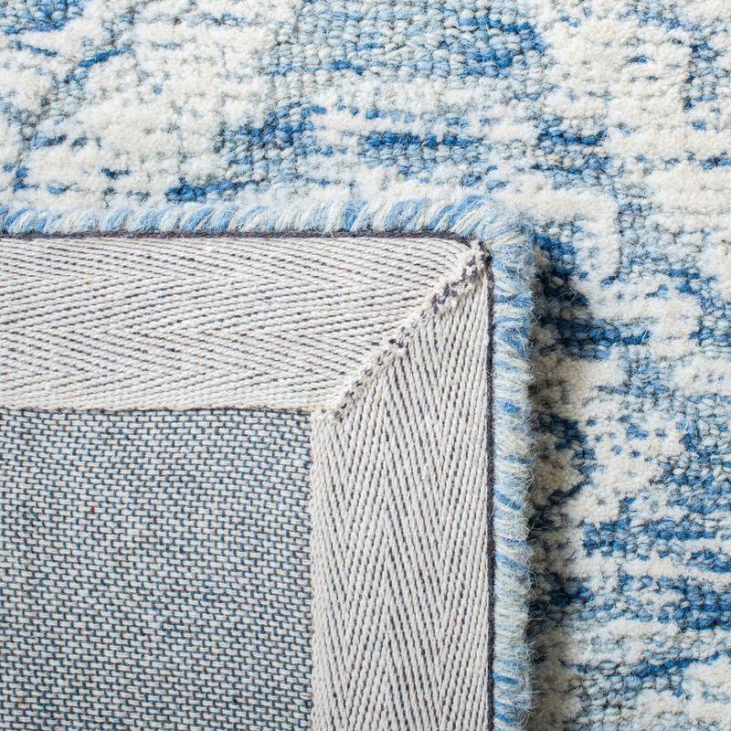 Metro MET987 Hand Tufted Indoor Area Rug - Blue/Ivory - 4'x6' - Safavieh