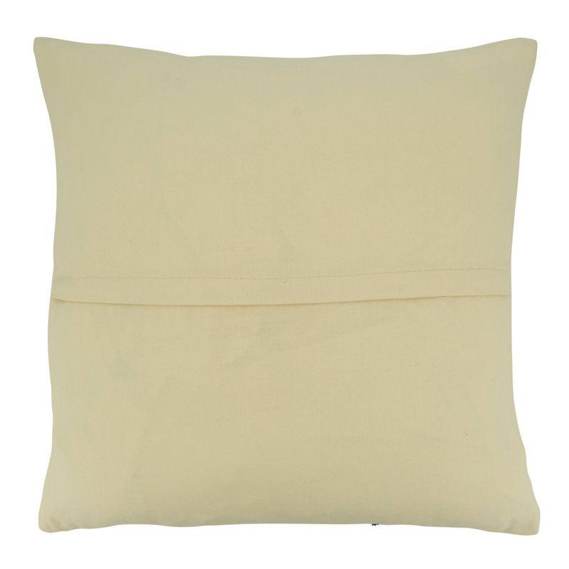 Saro Elka Collection Cotton Throw Pillow