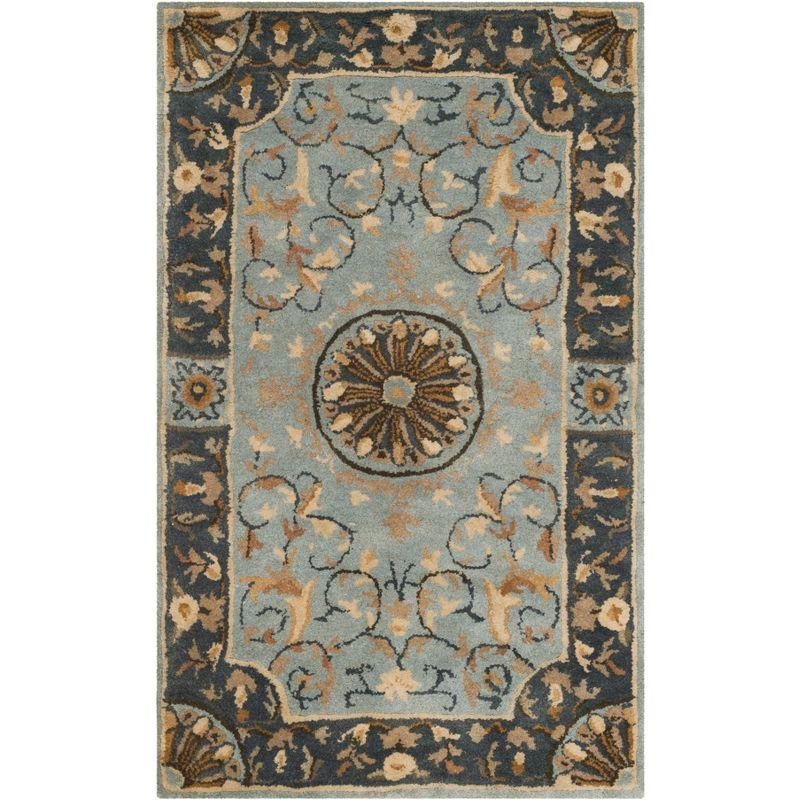 Empire EM459 Hand Tufted Indoor Accent Rug - Blue - 2'6"x4' - Safavieh