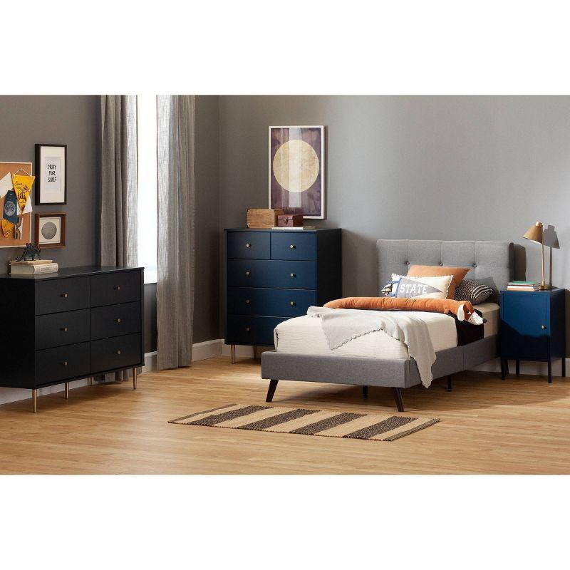 Dylane 2-Drawer Nightstand Navy - South Shore