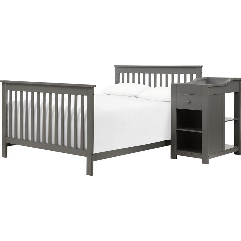 DaVinci Piedmont 4-in-1 Crib and Changer Combo - Slate