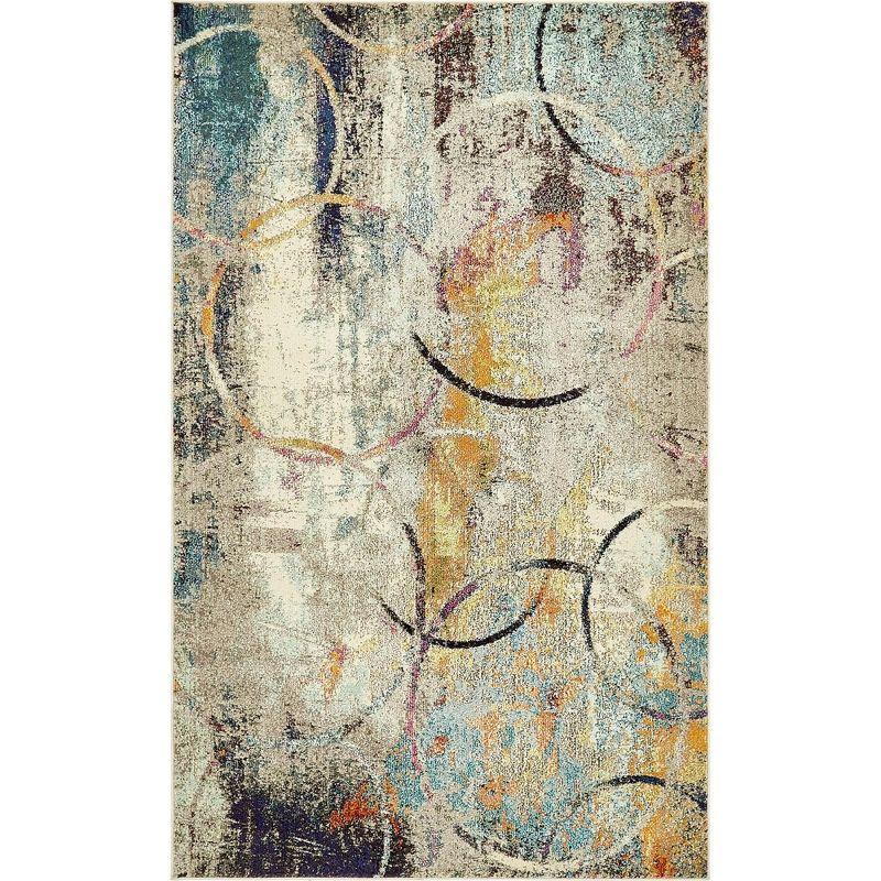 Unique Loom 5' 1 x 8' 0 Multi Chromatic Imperial Area Rug