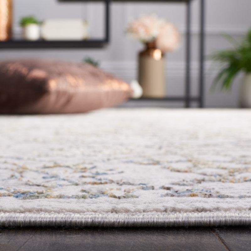 Bel Air BLA234 Power Loomed Area Rug - Beige/Gray - 6'7"x6'7" - Safavieh.