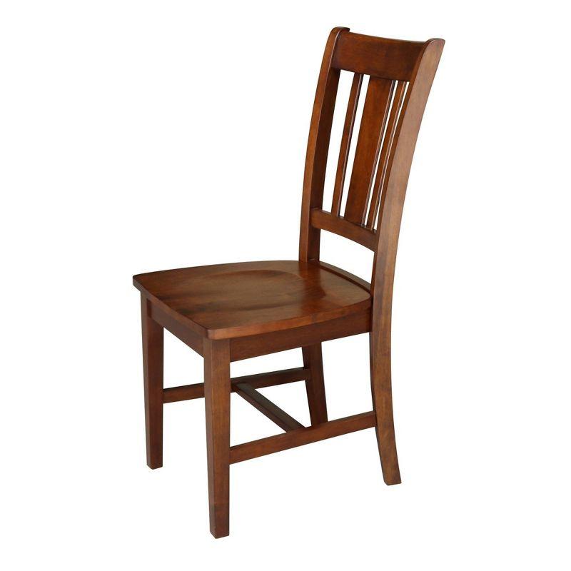 Basic Size Desk with Drawer and Chair Brown - International Concepts