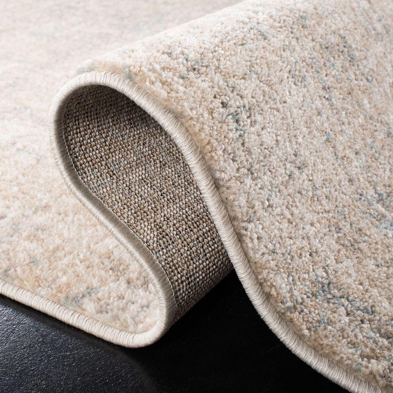 Adirondack ADR207 Non-Shedding Power Loomed Indoor Runner Rug - Beige/Slate - 2'6"x6' - Safavieh