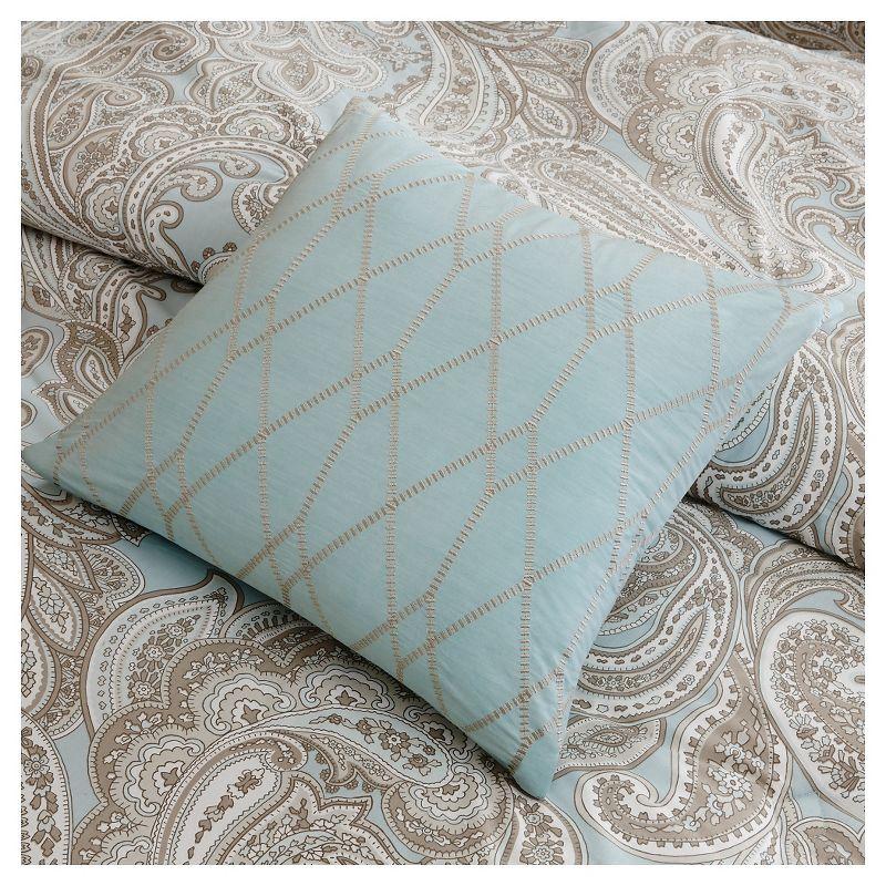 Madison Park Pure Ronan Cotton Paisley Comforter Set