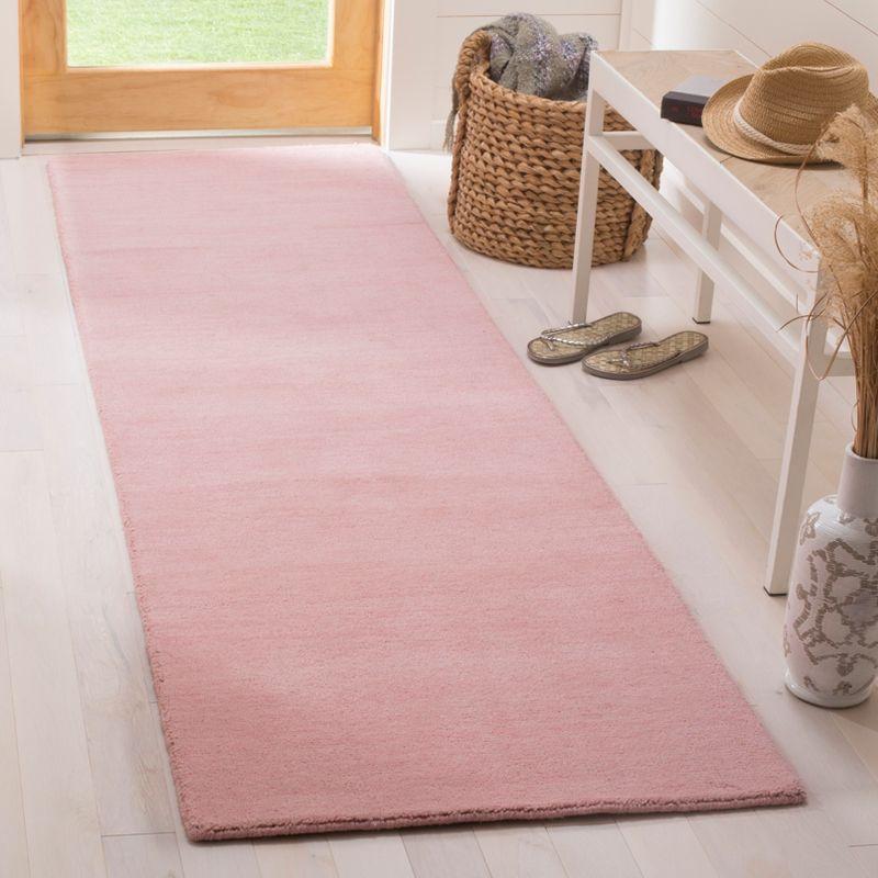 Himalaya HIM311 Hand Loomed Runner Rug - Light Pink - 2'3"x8' - Safavieh.