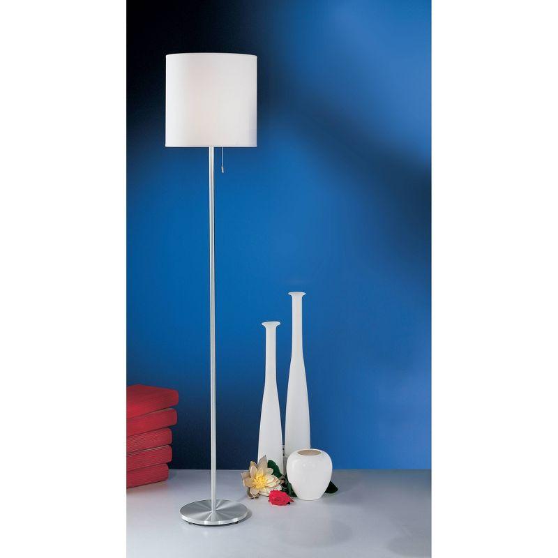 60.25" Sendo Floor Lamp Aluminum  - Eglo