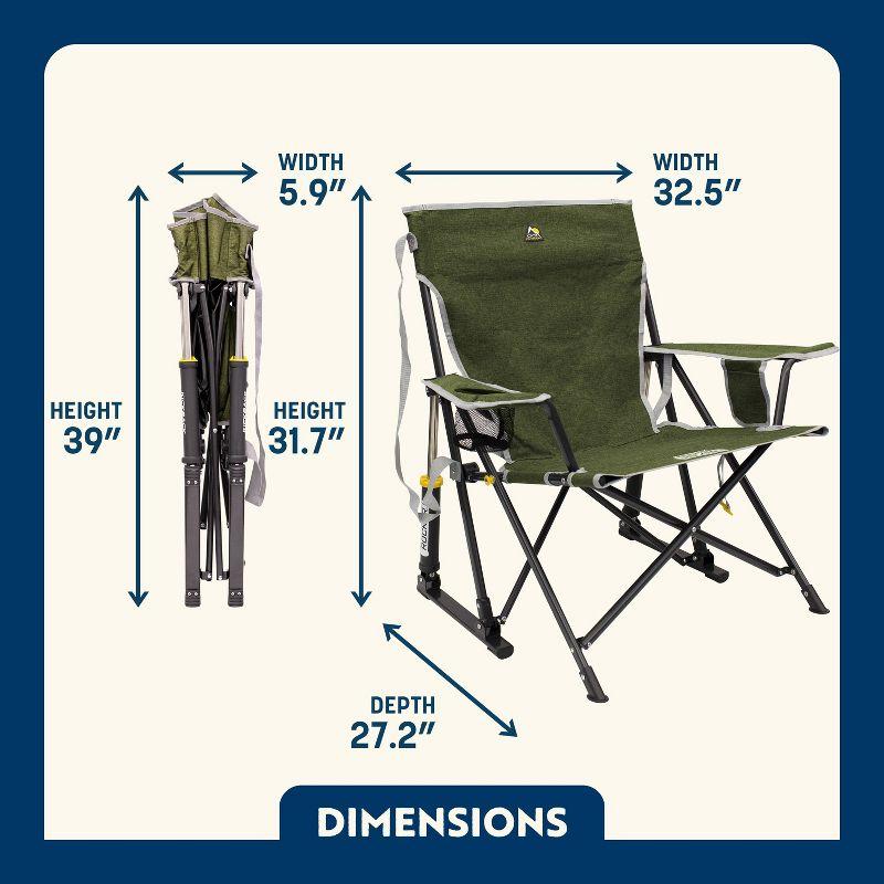 GCI Outdoor Kickback Rocker Outdoor Portable Camp Chair