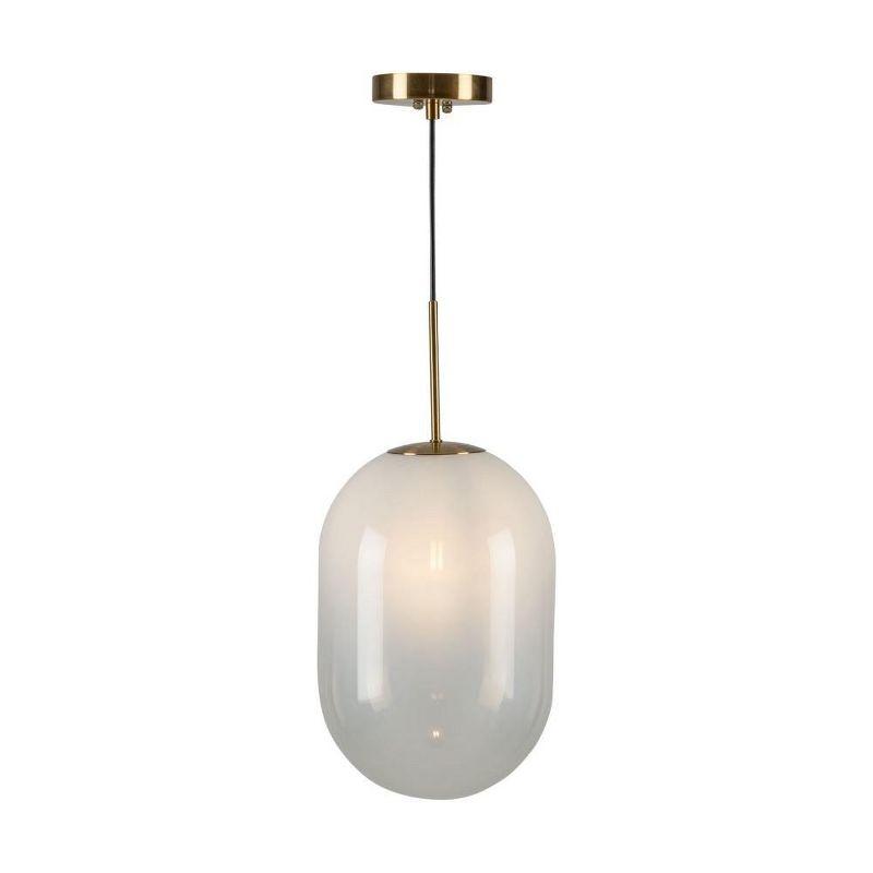 Artcraft Lighting Vita 1 - Light Pendant in  White/Brass