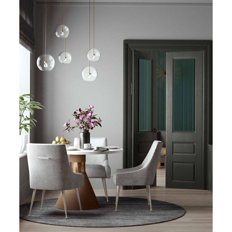 Beatrix 19'' H Velvet Upholstered Side Chair