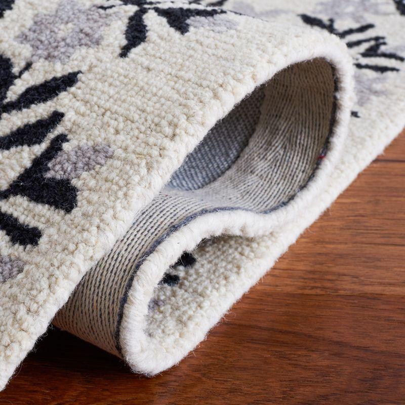 Empire EM826 Hand Tufted Area Rug - Ivory/Black - 3'x5' - Safavieh.