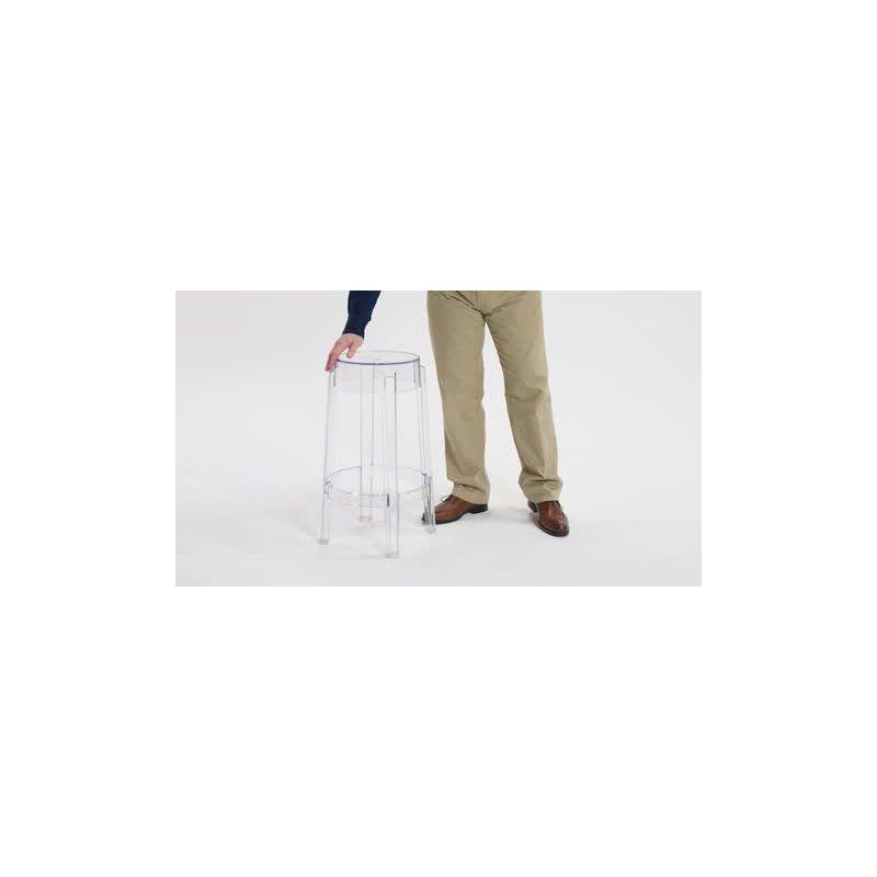 Flash Furniture 29.75'' High Transparent Barstool