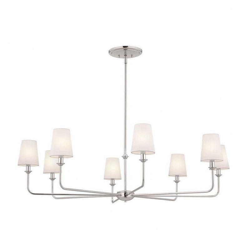 Kichler Lighting Pallas 8 - Light Chandelier in  Polished Nickel