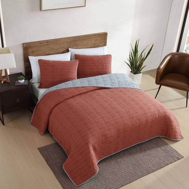 Eddie Bauer Eddie Bauer Troutdale Cotton Reversible Quilt Set