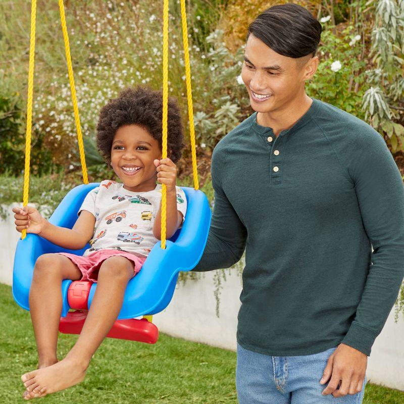 Little Tikes 2-in-1 Snug 'n Secure Swing - Blue
