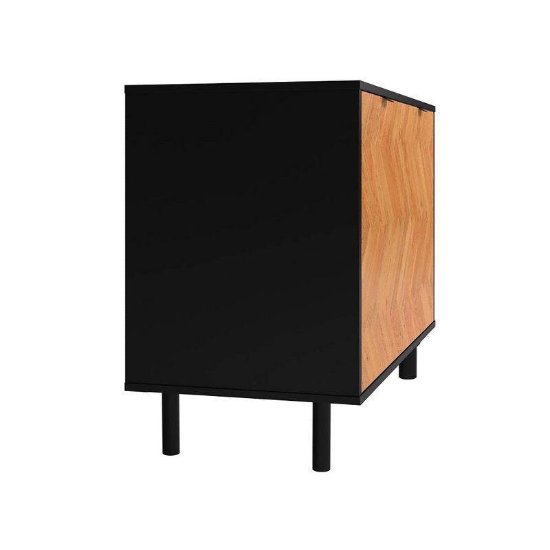 Manhattan Comfort Liam Mid - Century Modern 2 Shelf Accent Cabinet