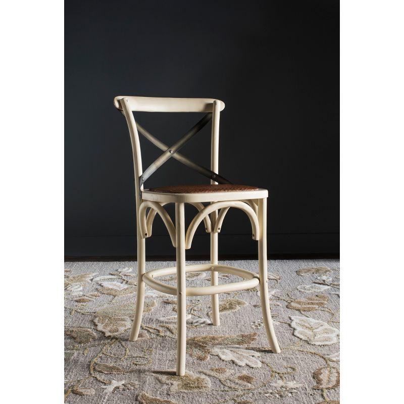 Eleanrore X Back Counter Stool  - Safavieh