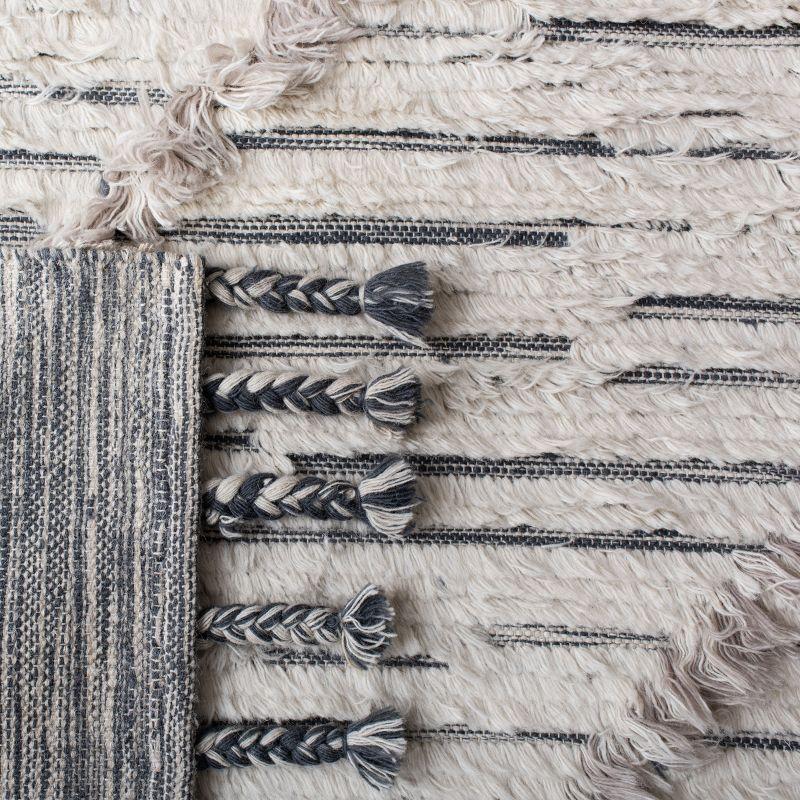 Kenya KNY953 Hand Woven Runner Rug - Ivory/Gray - 2'3"x8' - Safavieh.