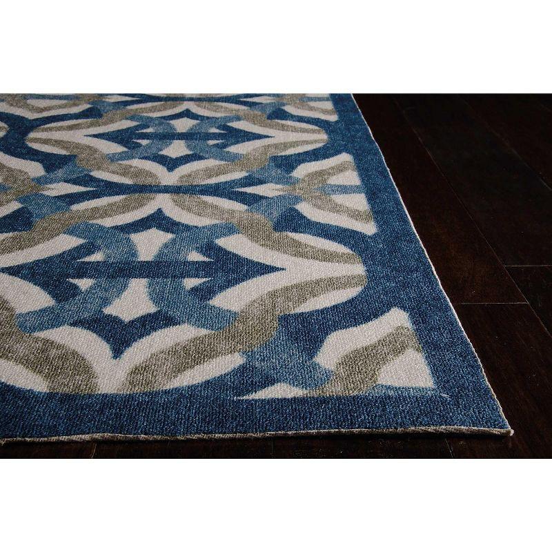 Waverly Sun & Shade "Tipton" Celestial Indoor/Outdoor Area Rug by Nourison SND30 5'3" x 7'5"