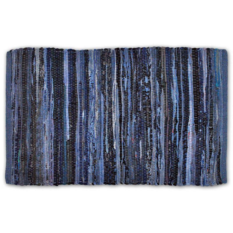 Design Imports Multicolor Chindi - Nautical Blue - 4 X 6 Ft