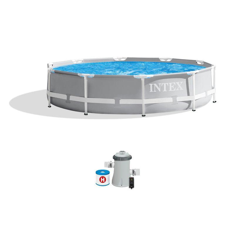 Intex Prism Frame Above Ground Swimming Pool Up, fits up to 6 People