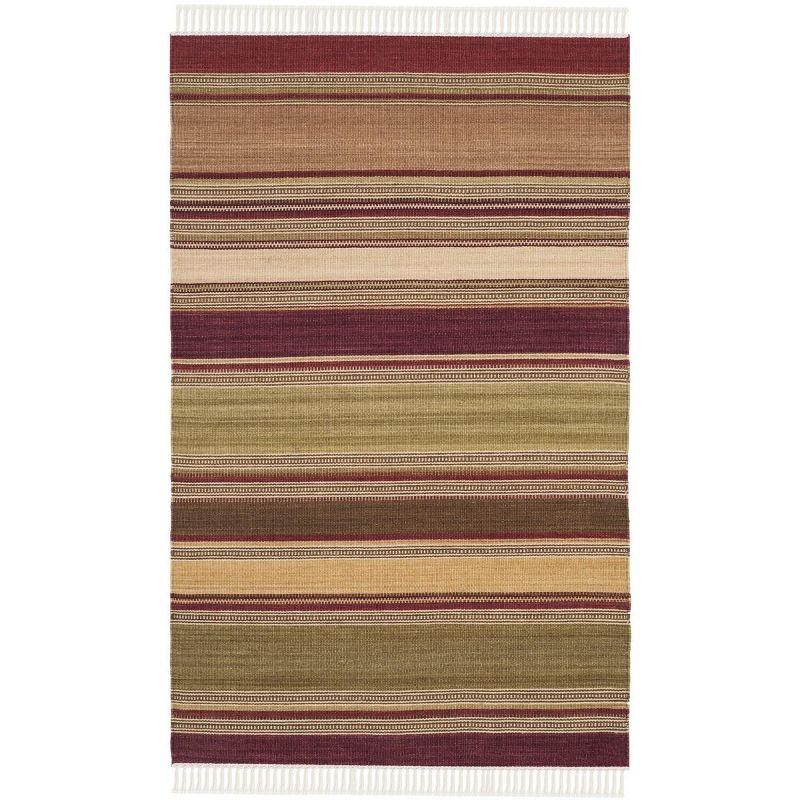 Striped Kilim STK313 Hand Woven Area Rug  - Safavieh