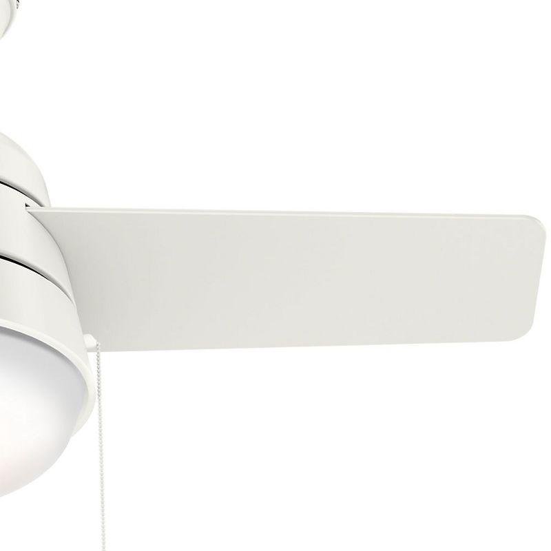 Aker 36" 3 - Blade Standard Ceiling Fan with Lights and Pull Chains