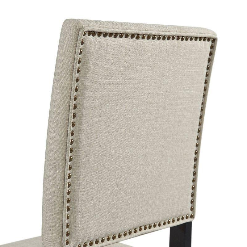 Laudine Solid Wood Side Chair in Taupe