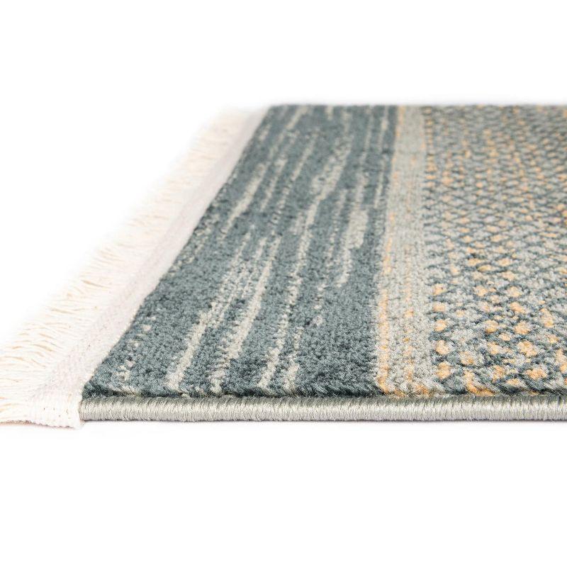 Unique Loom Fars Collection Area Rug - Jordan (5' 1" x 8' Rectangle Blue/Light Blue)
