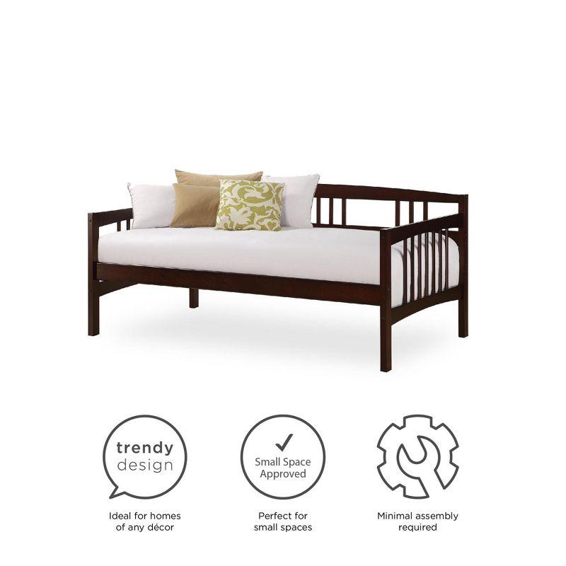 DHP Kayden Wood Daybed with Slats