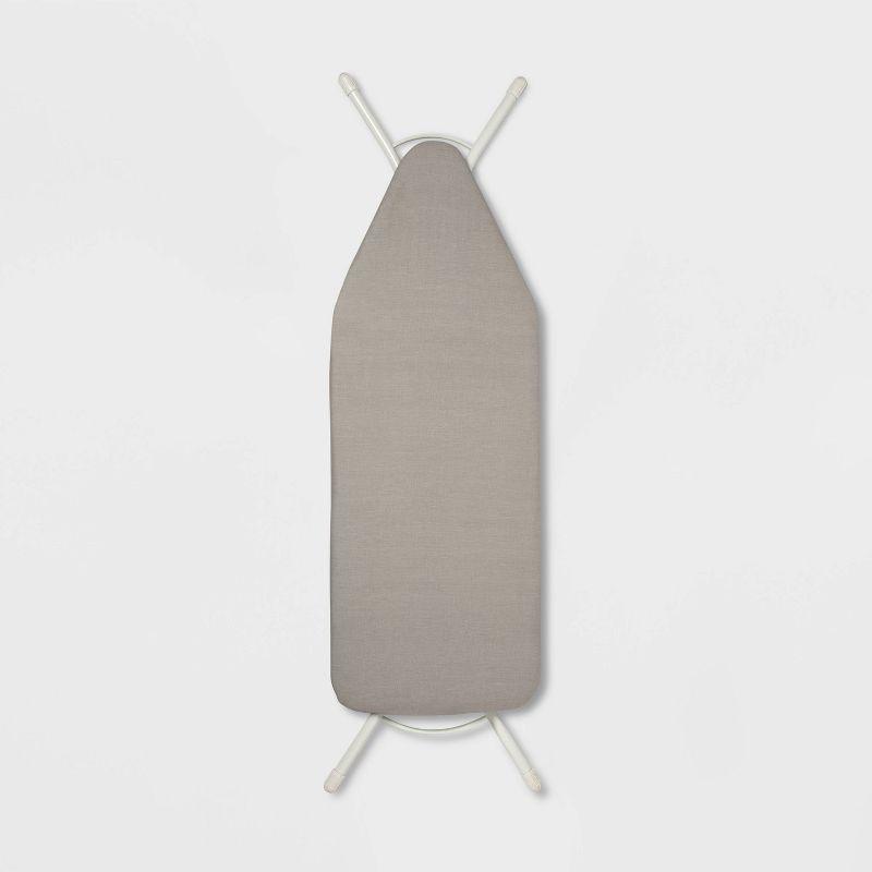 Wide Ironing Board Cover Gray - Room Essentials™: Scorch-Resistant, Cotton & Polyester, 50"x19.5"