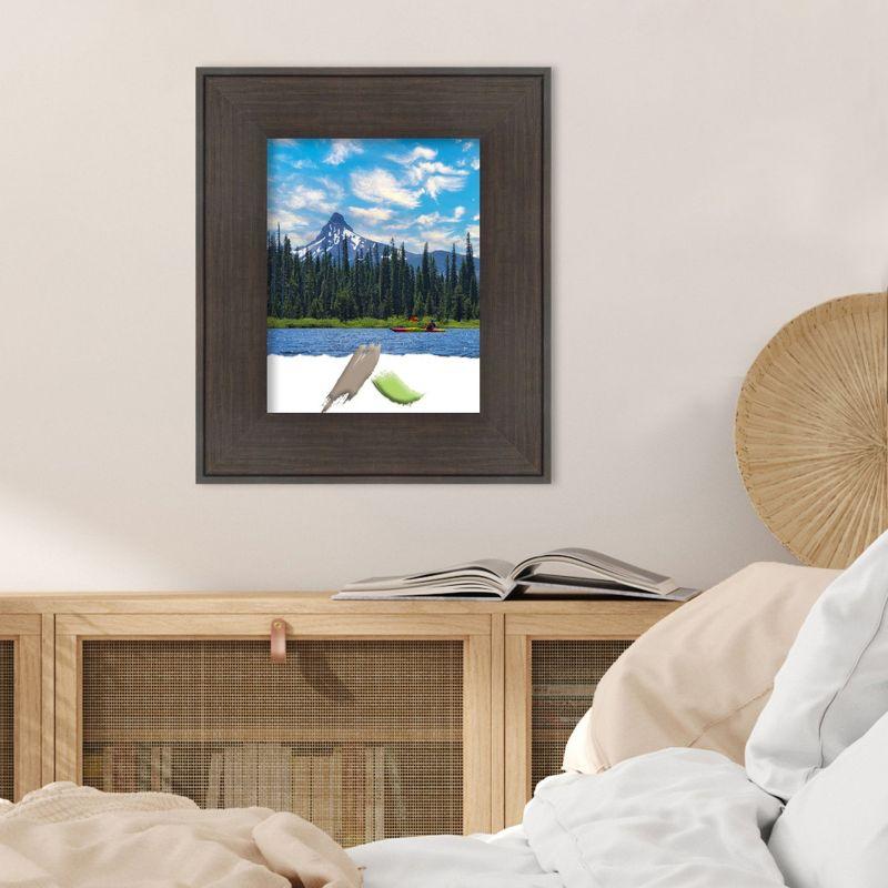 Amanti Art William Rustic Woodgrain Picture Frame Opening Size 11x14 in.