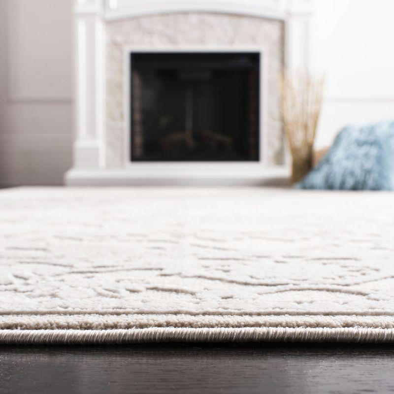 Reflection RFT665 Power Loomed Indoor Runner Rug - 2'3"x6' - Dark Grey/Cream - Safavieh