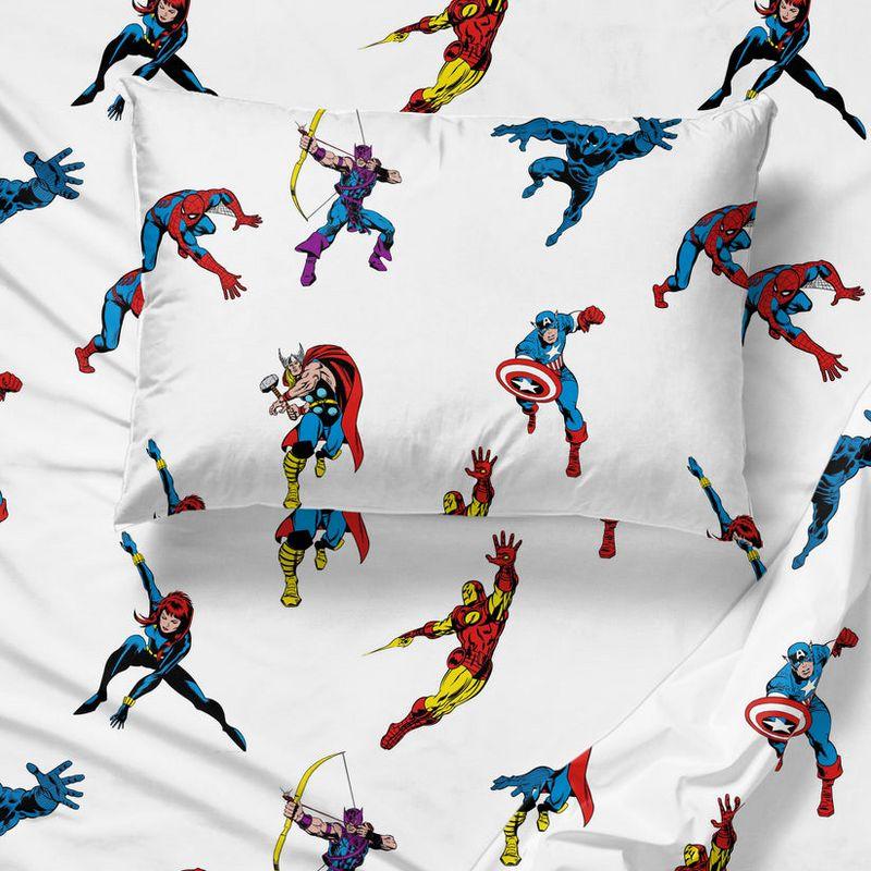 Marvel Comics Organic Cotton Kids Pillowcase Set