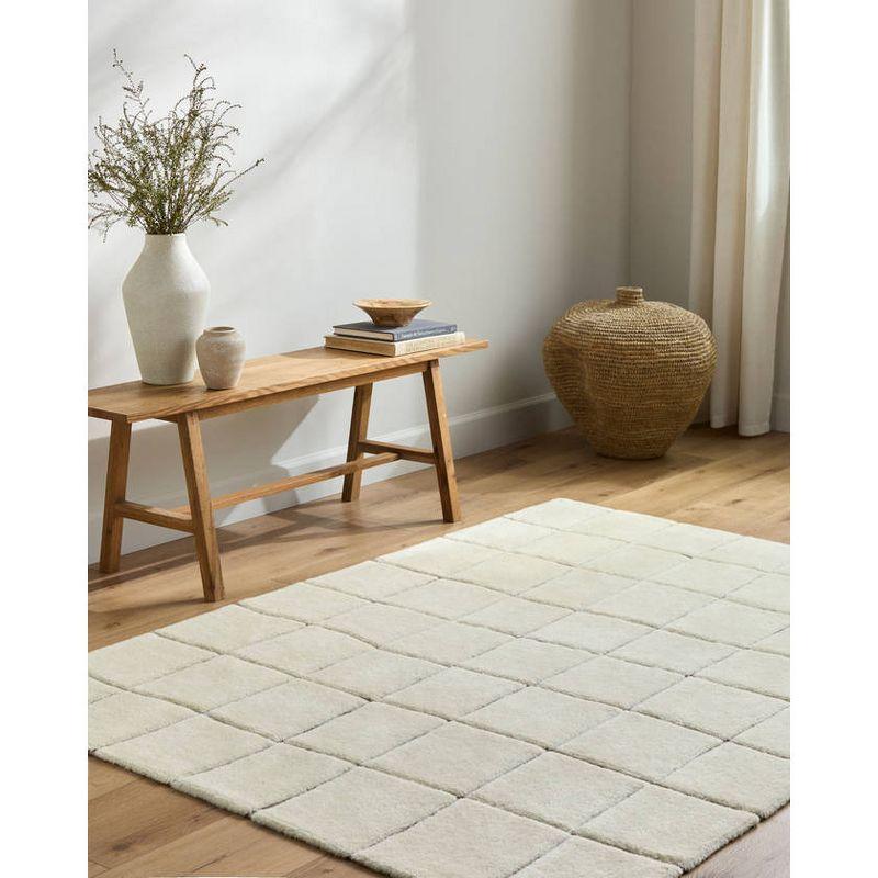 Mark & Day Jeannie 3'6"x5'6" Rectangle Washable Tufted Indoor Area Rugs Ivory