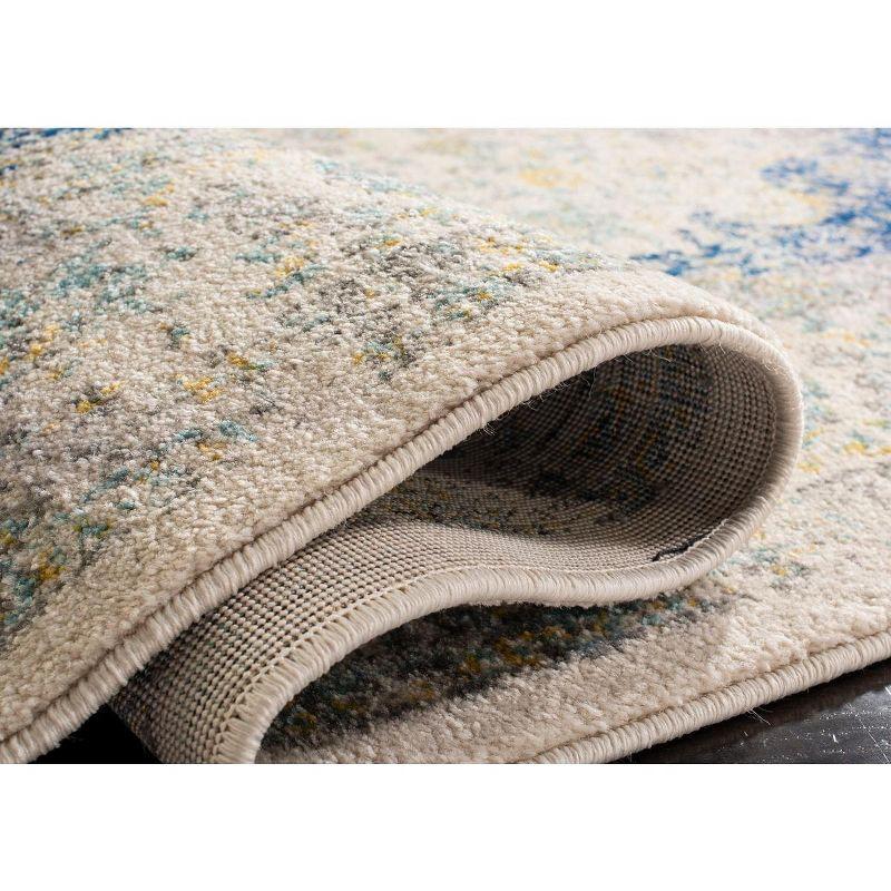 Evoke EVK220 Power Loomed Area Rug - Ivory/Blue - 10'x14' - Safavieh.