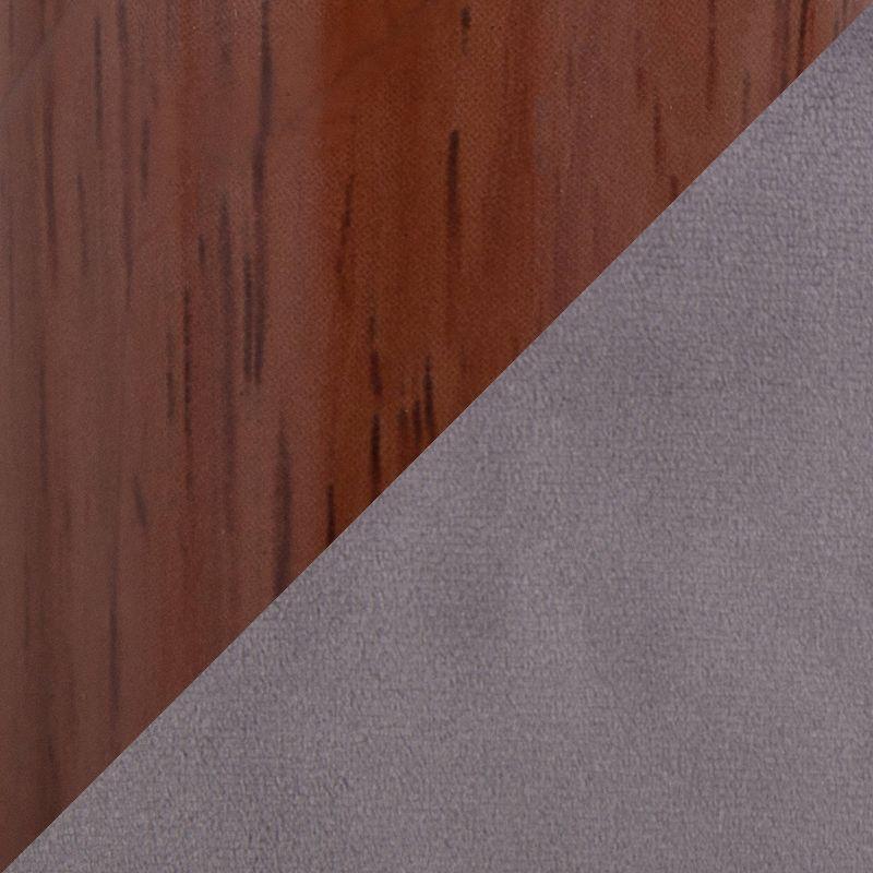 Set of 2 Pebble Mid-Century Modern Dining Chairs Walnut/Gray - LumiSource