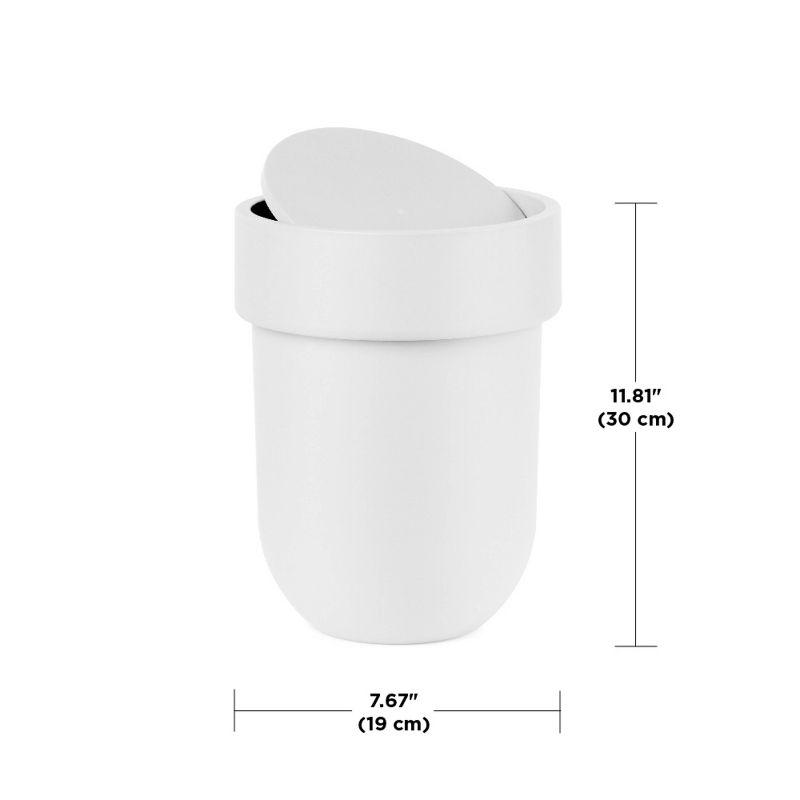 Touch Lidded Waste Can
