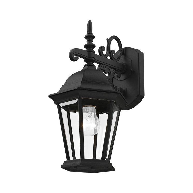 Livex Lighting Hamilton 1 - Light Wall Light in  Textured Black