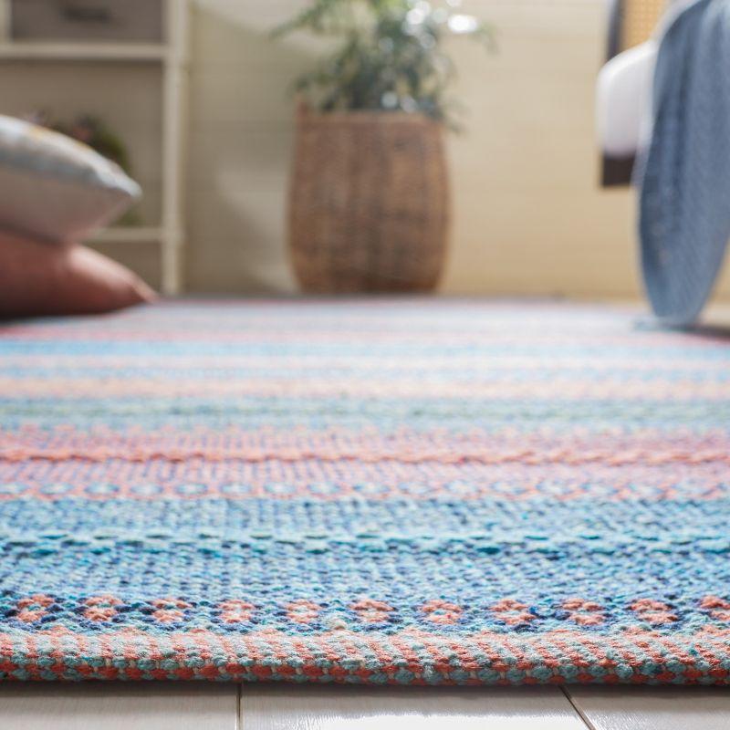 Montauk MTK851 Hand Woven Area Rug - Blue/Orange - 3'x5' - Safavieh.