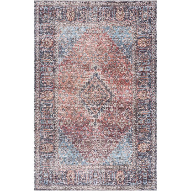 Hauteloom Rectangle Area Rug   Light Blue
