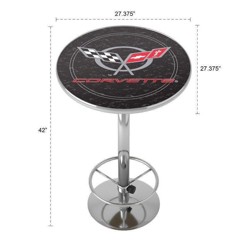 Trademark Global Round Metal Base Dining Table