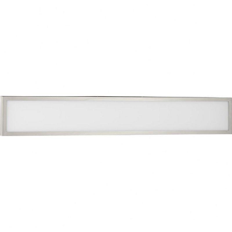 Everlume 24-Inch Brushed Nickel LED Bath Vanity Light with Frosted Glass