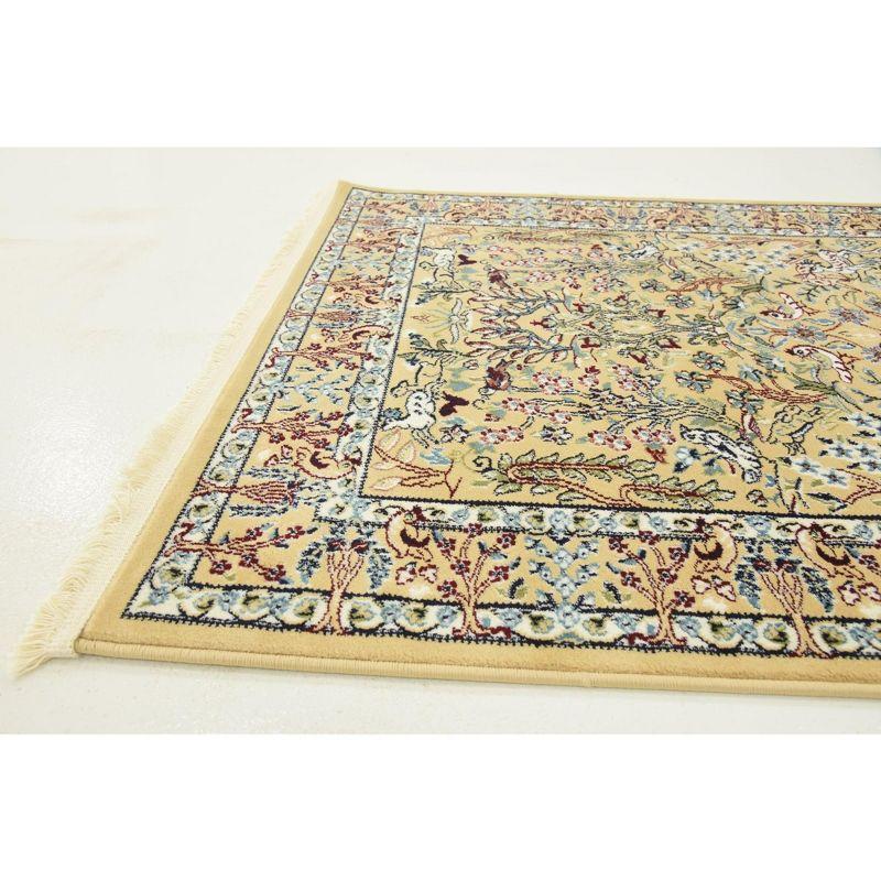 Unique Loom Narenj Collection Area Rug - Bristol (5' 1" x 8' Rectangle Beige/Blue)