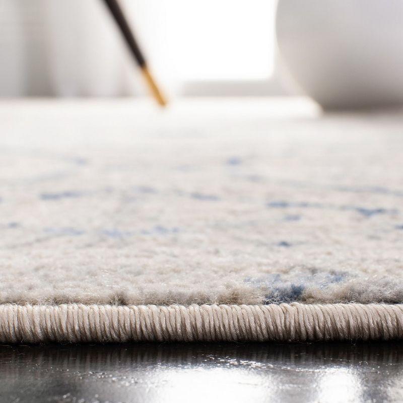 Brentwood BNT860 Power Loomed Area Rug - Light Grey/Blue - 4'x6' - Safavieh.