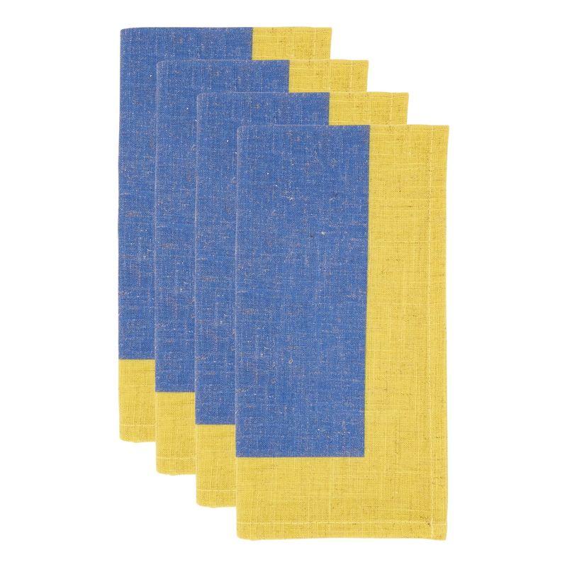 85% Polyester - 15% Linen No Pattern Rectangle Napkin