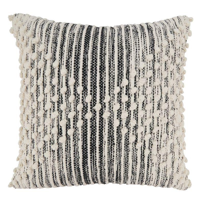 Kavya Collection Striped Cotton Pillow Cover